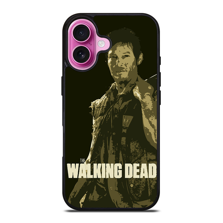 THE WALKING DEAD DARYL DIXON ART iPhone 16 Plus Case Cover