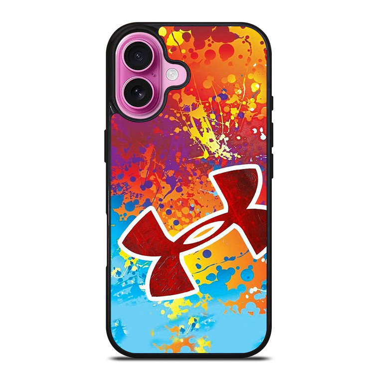 UNDER ARMOUR LOGO COLORFUL PAINT iPhone 16 Plus Case Cover