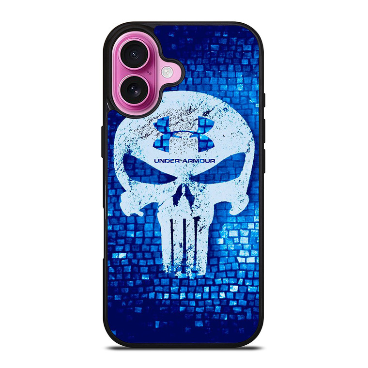 UNDER ARMOUR PUNISHER MARVEL LOGO iPhone 16 Plus Case Cover UNDER ARMOUR PUNISHER MARVEL LOGO iPhone 16 Plus Case Cover