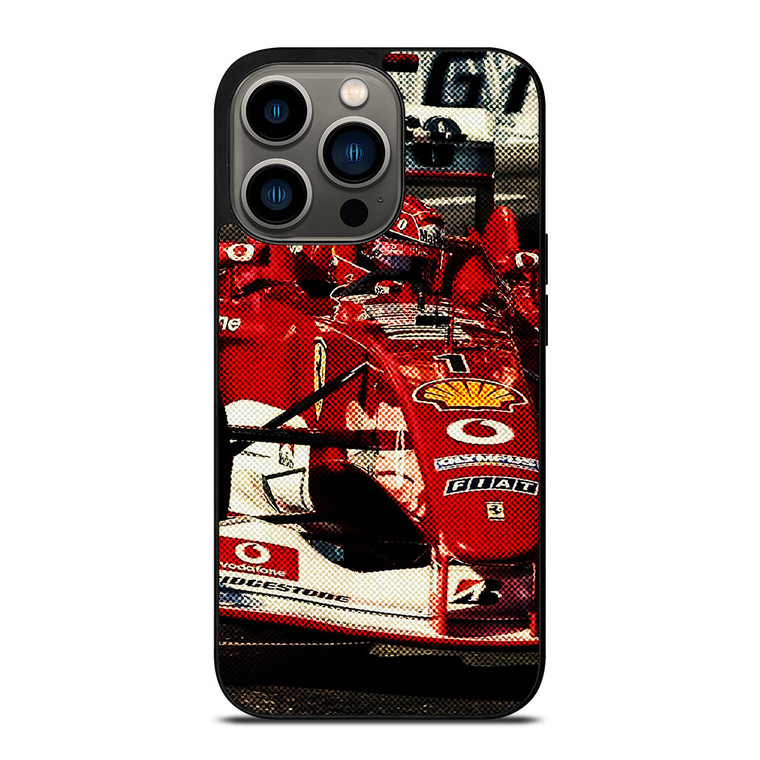 MICHAEL SCHUMACHER FERRARI F1 FORMULA ONE 2 iPhone 13 Pro Case Cover
