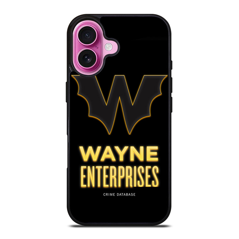 WAYNE ENTERPRISES BATMAN LOGO iPhone 16 Plus Case Cover