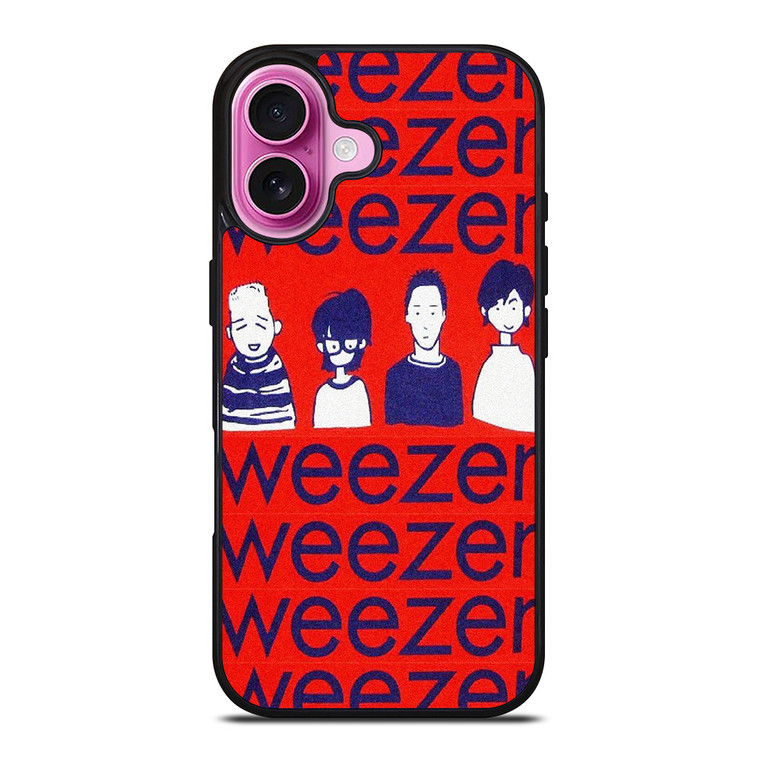 WEEZER ROCK BAND ART iPhone 16 Plus Case Cover