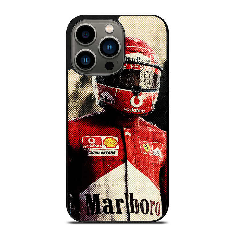 MICHAEL SCHUMACHER FERRARI F1 iPhone 13 Pro Case Cover