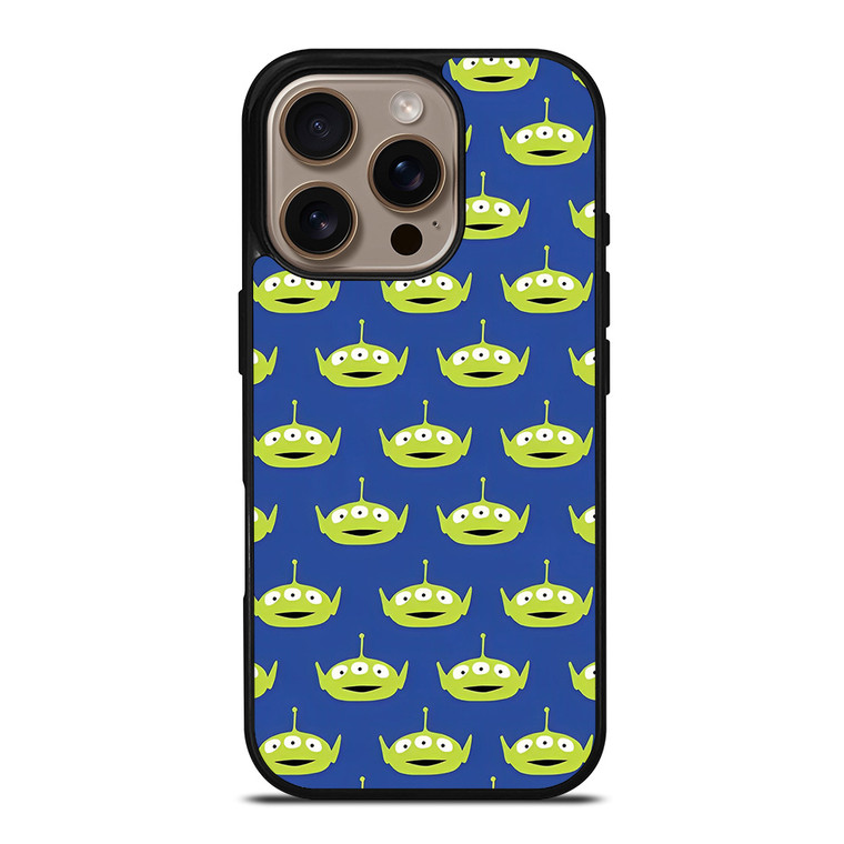 LITTLE GREEN MEN ALLIEN TOY STORY iPhone 16 Pro Case Cover