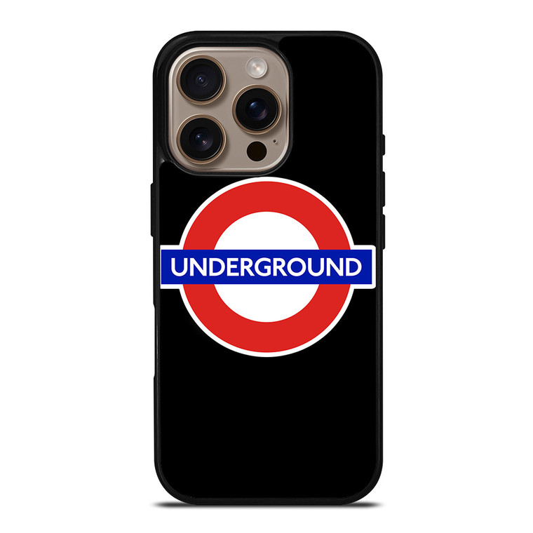 LONDON UNDERGROUND LOGO iPhone 16 Pro Case Cover
