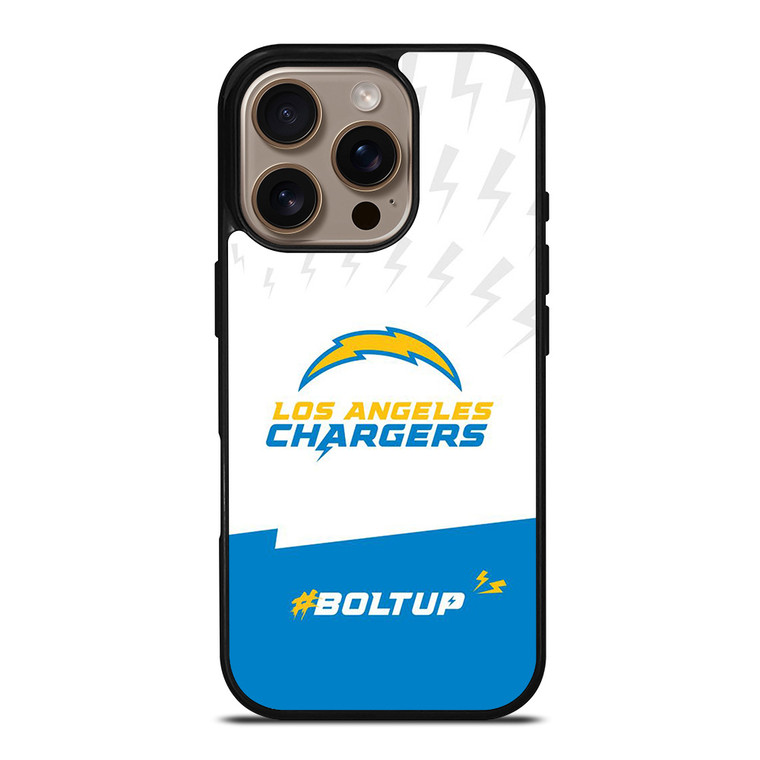 LOS ANGELES CHARGERS FOOTBALL LOGO BOLT UP iPhone 16 Pro Case Cover