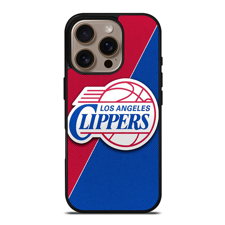 LOS ANGELES CLIPPERS NBA BASKETBALL LOGO iPhone 16 Pro Case Cover