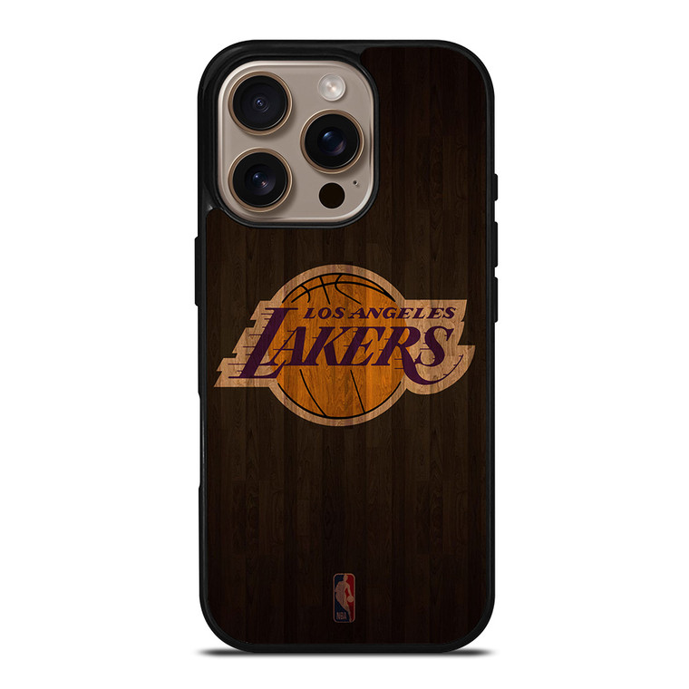 LOS ANGELES LAKERS BASKETBALL COURT NBA iPhone 16 Pro Case Cover