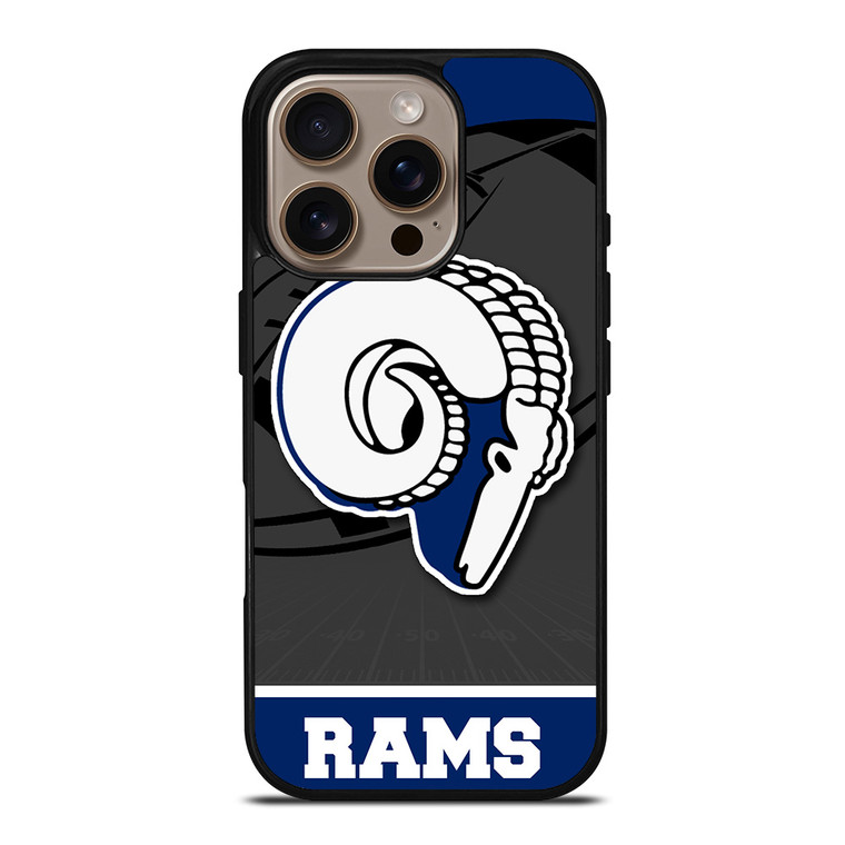 LOS ANGELES RAMS NFL TEAM iPhone 16 Pro Case Cover LOS ANGELES RAMS NFL TEAM iPhone 16 Pro Case Cover