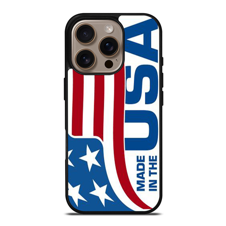 MADE IN USA LOGO iPhone 16 Pro Case Cover