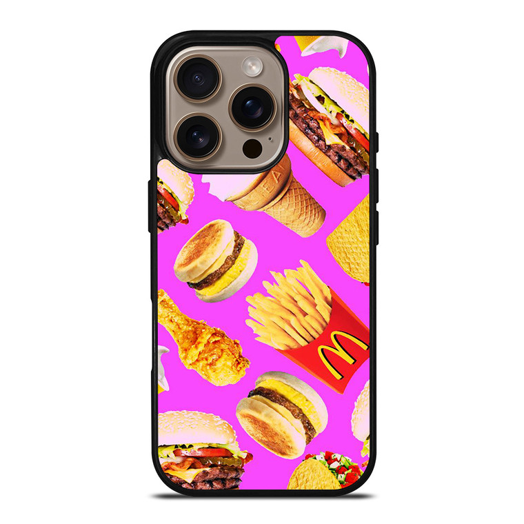 MCDONALD KAWAII FAST FOOD iPhone 16 Pro Case Cover