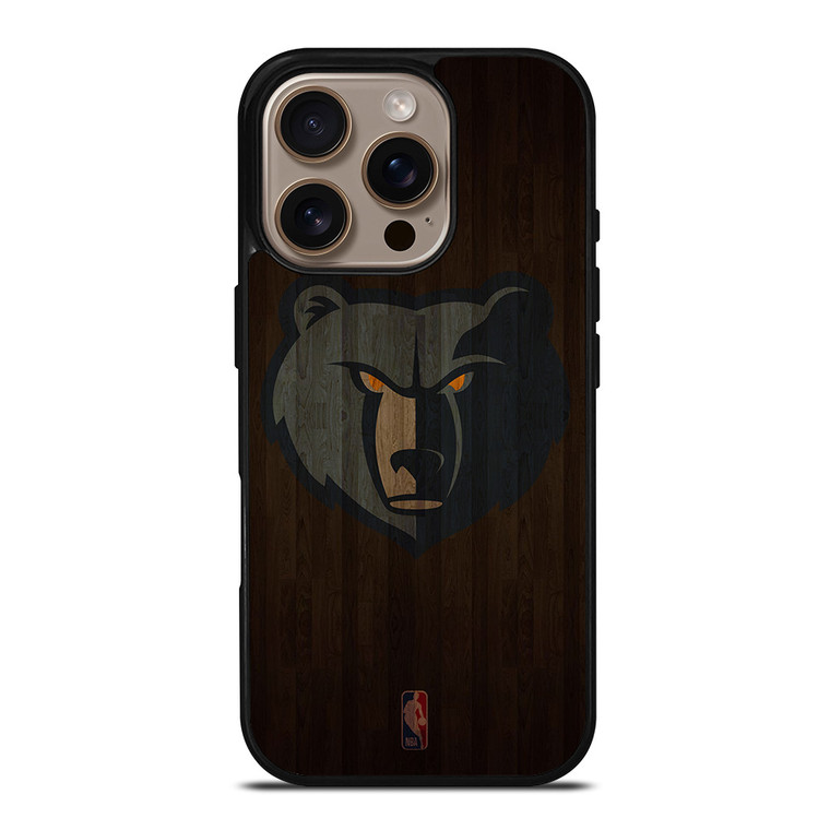 MEMPHIS GRIZZLIES BASKETBALL COURT NBA iPhone 16 Pro Case Cover