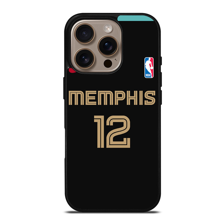 MEMPHIS GRIZZLIES JA MORANT NBA BASKETBALL iPhone 16 Pro Case Cover