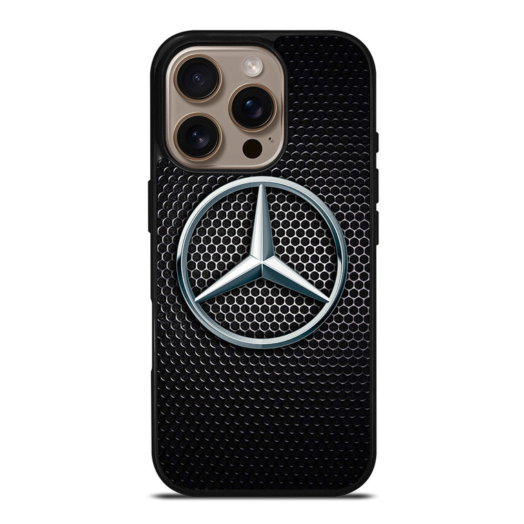 MERCEDES BENZ HEXAGON METAL iPhone 16 Pro Case Cover