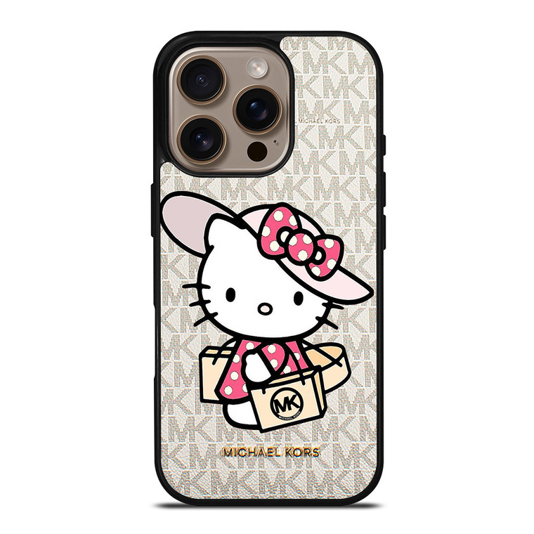 MICHAEL KORS MK LOGO HELLO KITTY iPhone 16 Pro Case Cover