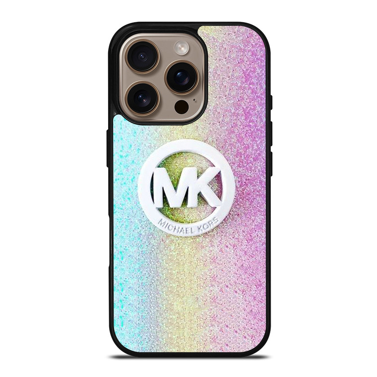 MICHAEL KORS MK LOGO RAINBOW iPhone 16 Pro Case Cover