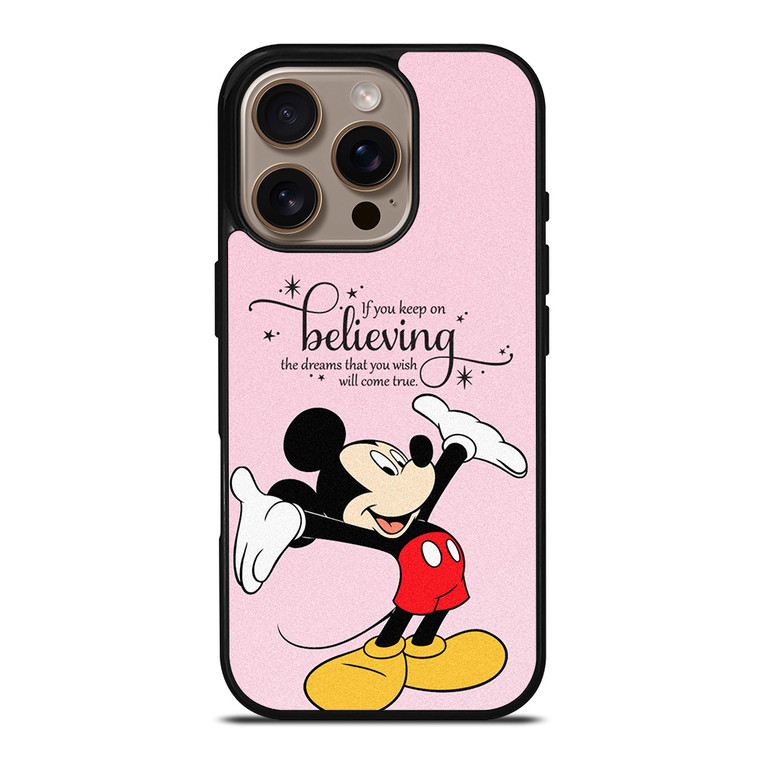 MICKEY MOUSE DISNEY QUOTES iPhone 16 Pro Case Cover