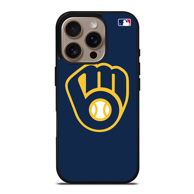 MILWAUKEE BREWERS MLB LOGO iPhone 16 Pro Case Cover