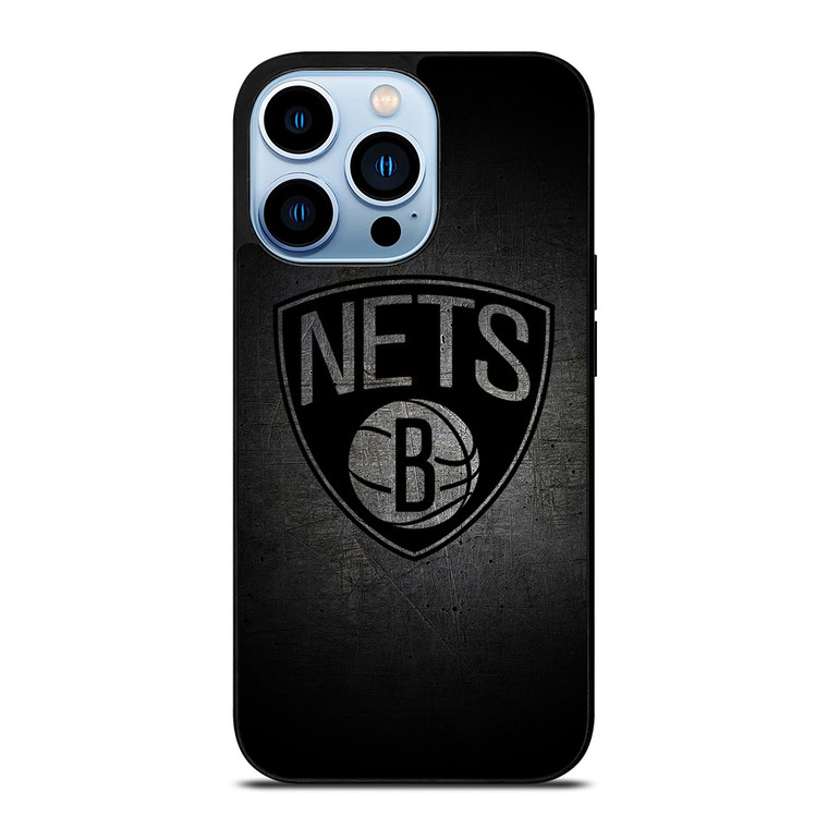 BROOKLYN NETS NBA GRUNGE iPhone 13 Pro Max Case Cover
