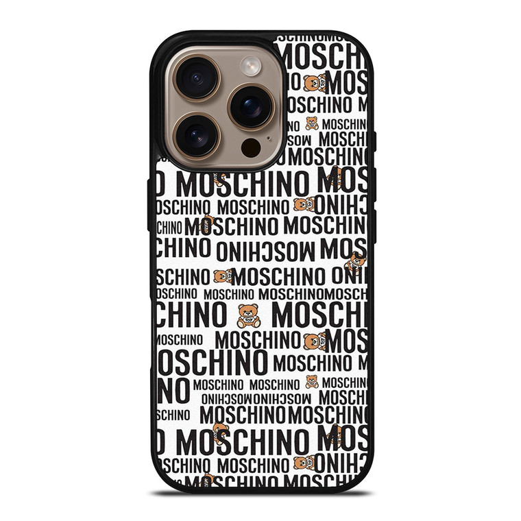 MOSCHINO ABSTRACT LOGO iPhone 16 Pro Case Cover