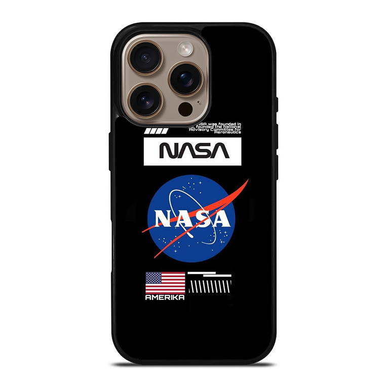 NASA AMERIKA LOGO iPhone 16 Pro Case Cover