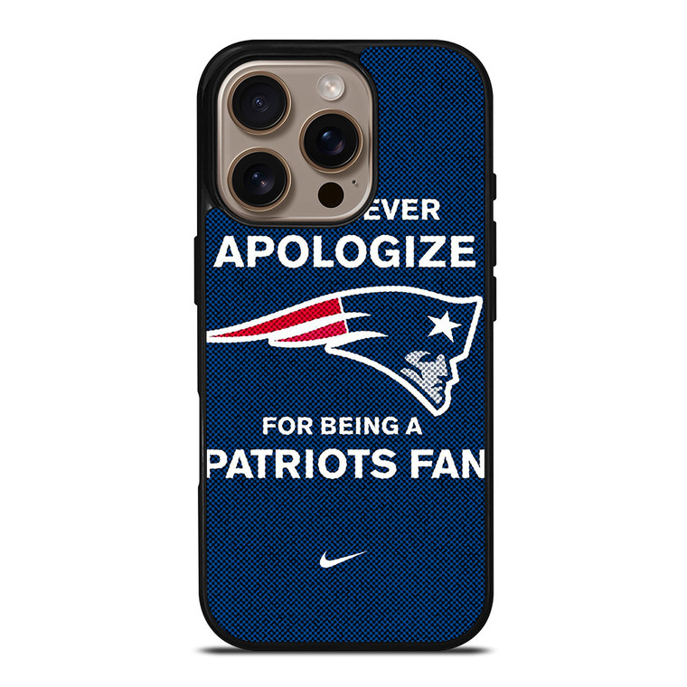 NEW ENGLAND PATRIOTS NFL FOOTBALL FANS iPhone 16 Pro Case Cover