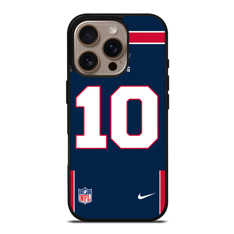 NEW ENGLAND PATROTS MAC JONES 10 NFL NIKE iPhone 16 Pro Case Cover