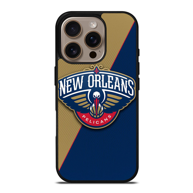 NEW ORLEANS PELICANS NBA BASKETBALL LOGO iPhone 16 Pro Case Cover