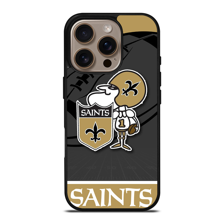 NEW ORLEANS SAINTS NFL TEAM iPhone 16 Pro Case Cover