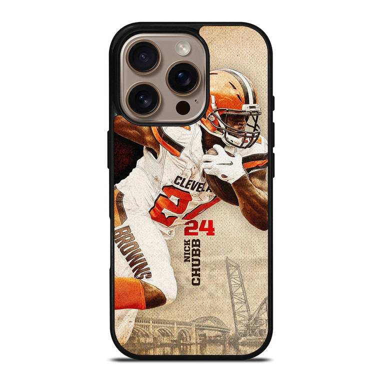 NICK CHUBB CLEVELAND BROWN iPhone 16 Pro Case Cover
