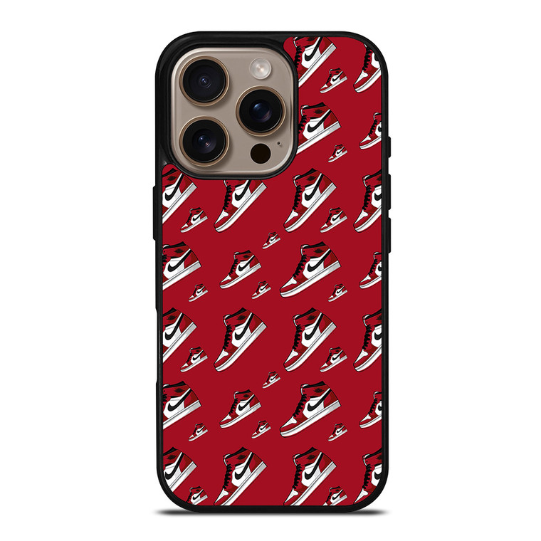 NIKE AIR JORDAN SHOES PATTERN iPhone 16 Pro Case Cover