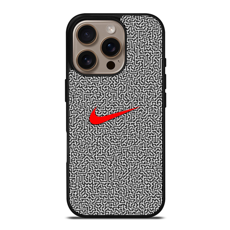 NIKE MAZE PATTERN iPhone 16 Pro Case Cover NIKE MAZE PATTERN iPhone 16 Pro Case Cover