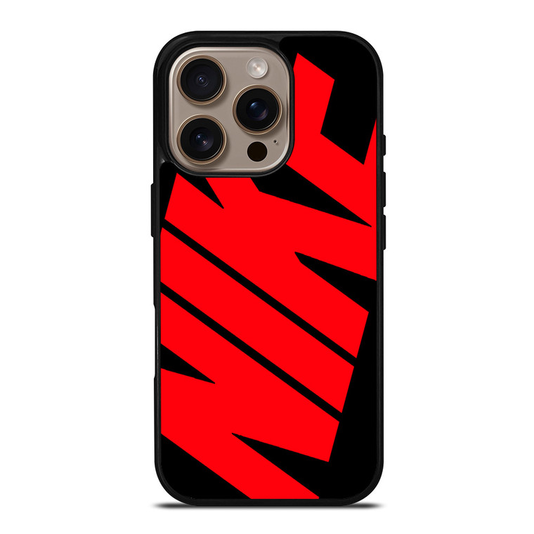 NIKE RED LOGO iPhone 16 Pro Case Cover