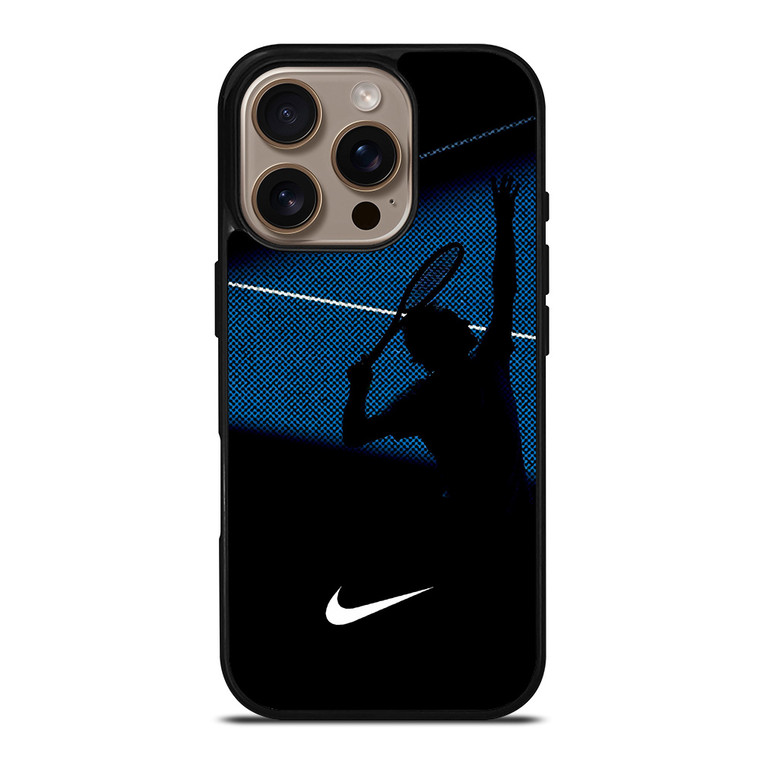 NIKE TENNIS ROGER FEDERER SILHOUETTE iPhone 16 Pro Case Cover