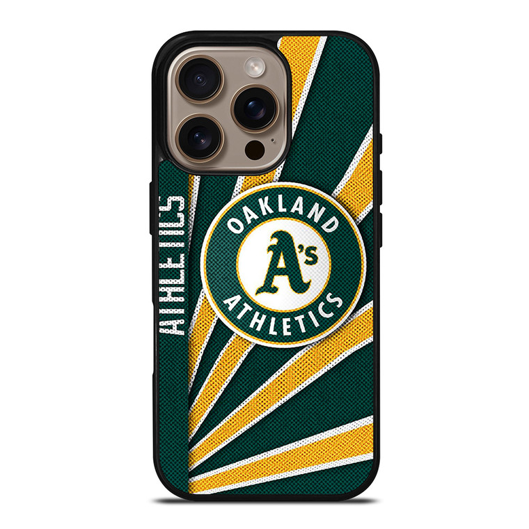 OAKLAND ATHLETICS MLB BASEBALL LOGO 3 iPhone 16 Pro Case Cover