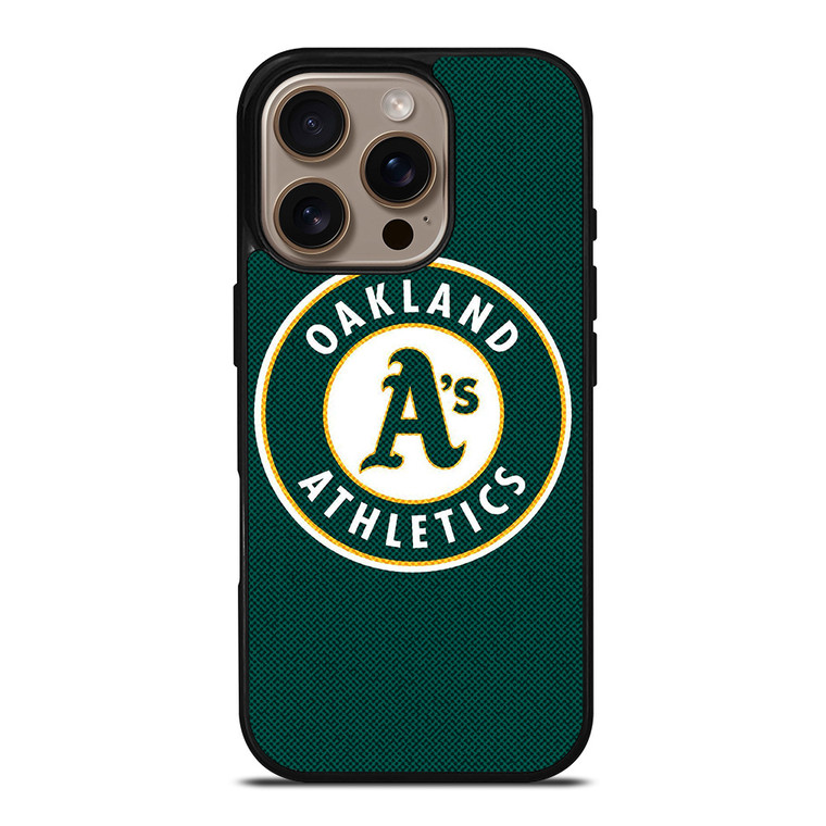 OAKLAND ATHLETICS MLB BASEBALL LOGO iPhone 16 Pro Case Cover