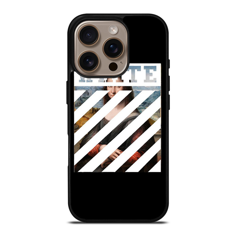OFF WHITE LOGO MONALISA ICON iPhone 16 Pro Case Cover