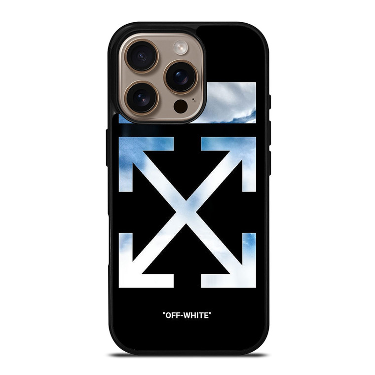 OFF WHITE SKY BLUE iPhone 16 Pro Case Cover