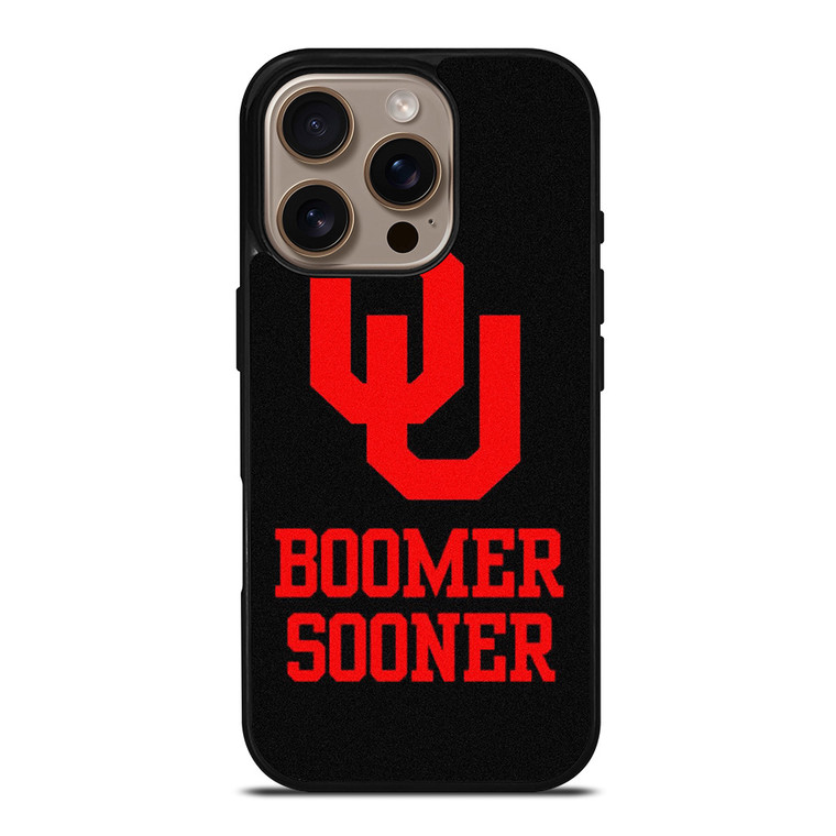 OKLAHOMA BOOMER SOONER FOOTBALL iPhone 16 Pro Case Cover