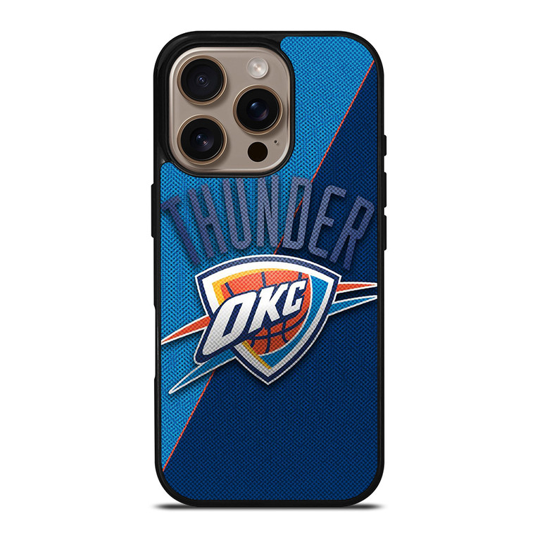 OKLAHOMA CITY THUNDER NBA BASKETBALL LOGO iPhone 16 Pro Case Cover OKLAHOMA CITY THUNDER NBA BASKETBALL LOGO iPhone 16 Pro Case Cover