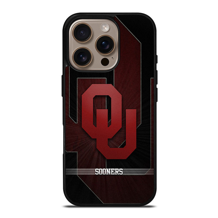 OKLAHOMA SOONERS FOOTBALL LOGO iPhone 16 Pro Case Cover