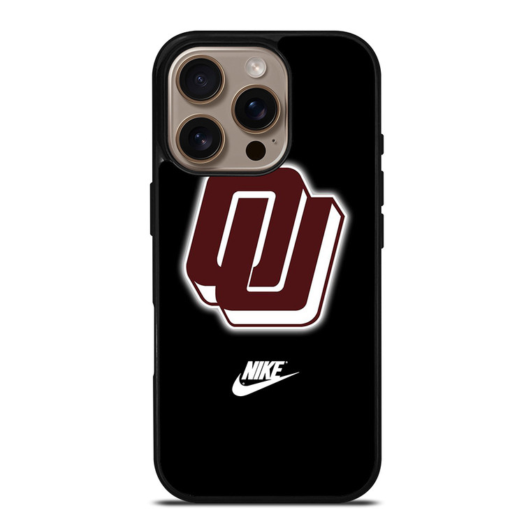 OKLAHOMA SOONERS UNIVERSITY FOOTBALL TEAM LOGO iPhone 16 Pro Case Cover