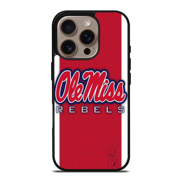 OLE MISS REBELS FOOTBALL iPhone 16 Pro Case Cover