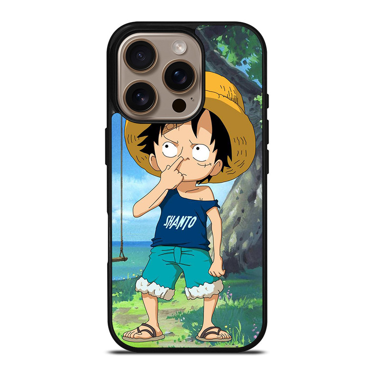 ONE PIECE LUFFY KID iPhone 16 Pro Case Cover
