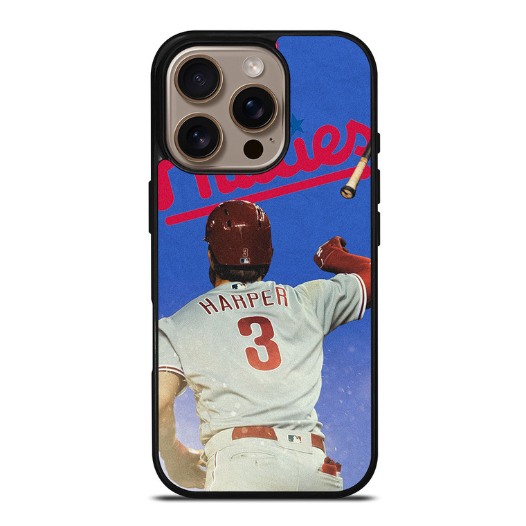 PHILADELPHIA PHILLIES BRYCE HARPER iPhone 16 Pro Case Cover PHILADELPHIA PHILLIES BRYCE HARPER iPhone 16 Pro Case Cover
