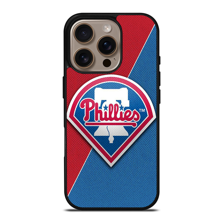 PHILADELPHIA PHILLIES MLB BASEBALL LOGO iPhone 16 Pro Case Cover