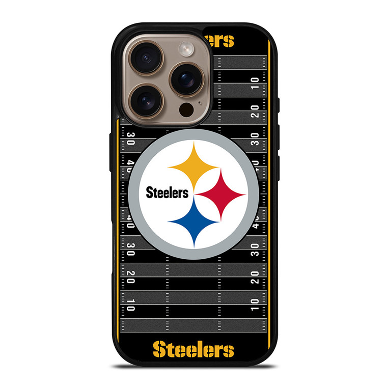 PITTSBURGH STEELERS FOOTBALL FIELD iPhone 16 Pro Case Cover