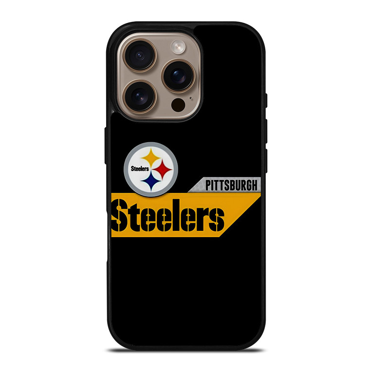PITTSBURGH STEELERS FOOTBALL LOGO TEAM ICON iPhone 16 Pro Case Cover