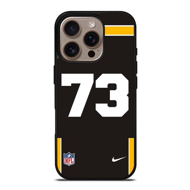 PITTSBURGH STEELERS JOE HAEG 73 NFL NIKE iPhone 16 Pro Case Cover