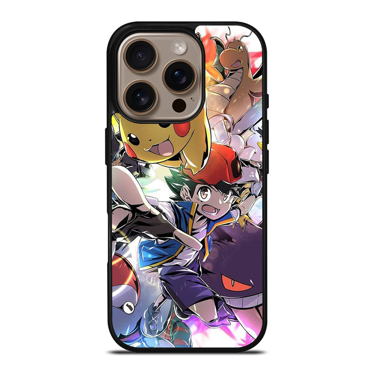 POKEMON POCKET MONSTERS CARTOON iPhone 16 Pro Case Cover